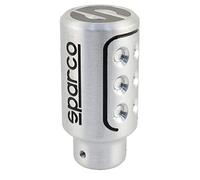 Sparco Bouton de levier de vitesse manuel Racing Aluminium Universel, Argenté/Gris