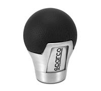 Sparco Bouton de levier de vitesse manuel Roma – Noir/Gris – Universel