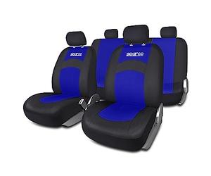 SPARCO CARPA Design Europe, S.L. SPCS402BL Ensemble DE Housses pour Voitures SPCS402BK, Bleu
