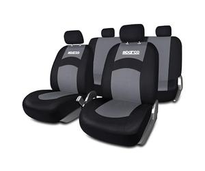 SPARCO CARPA Design Europe, S.L. SPCS402GR Ensemble DE Housses pour Voitures SPCS402BK, Gris