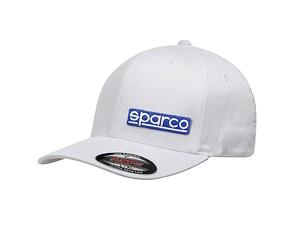 sparco Casquette Flexfit Original Blanc Taille S/M Baseball Standard Unisexe Adulte