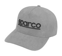Sparco Casquette 01353GR Suède Baseball Standard Unisexe Adulte Gris