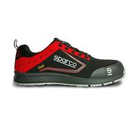 Sparco Chaussures de sécurité légères Cup S1P Albert Noir/Rouge Taille 37