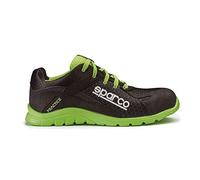 Sparco Chaussures de sécurité légères Practice S1P Keke Noir/Vert Taille 45