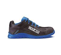 Sparco Chaussures de sécurité Practice Nelson S1P légères Noir/Bleu Taille 47