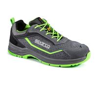 Sparco Chaussures de travail Indy Felix S1P antidérapantes N.39 Gris/Vert fluo