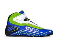 Sparco Chaussures K-Run Taille 36 Bleu / Vert Fluo