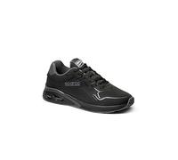 Sparco Chaussures S-Light - Semelle en Phylon avec Inserts en Caoutchouc - Pelle en Daim avec Maille Respirante - Doublure en Fibre de café Anti-Odeur et antibactérienne - Taille 38 - Noir/Gris