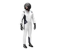 Sparco Combinaison Sprint Advanced SI/BM 64 - Homologuée FIA 8856-2018 + SFI 3.2A/5 - Construction à deux couches pour protection thermique - Tissu résistant de 400 g/m² - Taille 64 - Bleu