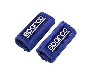Sparco Coussinets de Volant / de Frein à Main Mini - Bleu - 2 pièces