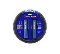 Sparco Housse de volant Progetto Corsa SPC1111KAZ universelle Bleu et Noir