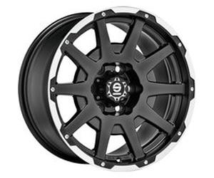 SPARCO DAKAR matt black lip polished + revits 8.5Jx17 6x139.7 ET25