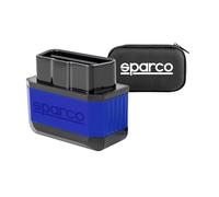 Sparco Dispositif de Diagnostic Automobile multimarque OBD2 Scanner Bluetooth 5.2 pour iOS et Android Lecteur de Codes d'erreur DTC Effacement des défauts du Moteur Surveillance en Temps réel