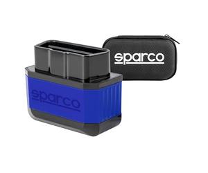 Sparco Dispositif de Diagnostic Automobile multimarque OBD2 Scanner Bluetooth 5.2 pour iOS et Android Lecteur de Codes d'erreur DTC Effacement des défauts du Moteur Surveillance en Temps réel