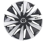 Sparco Enjoliveurs Lazio - 13-pouces - Gris/Argent - Set de 4 pièces