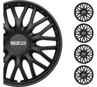 Sparco Enjoliveurs 16 pouces Roma noir 4pcs