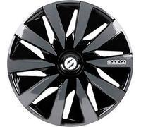 Sparco Enjoliveurs Lazio 15 pouces ABS noir / gris 4pcs