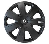 Sparco Enjoliveurs Palermo - 15-pouces - Noir - Set de 4 pièces