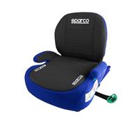 Sparco F100KI Rehausseur pour enfant avec dossier et connecteurs ISOFIX | Pour enfants de 125 à 150 cm (22-36 kg) | Conception ergonomique et inclinable | Tissu lavable | Homologué ECE R129/03