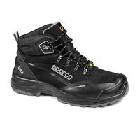 SPARCO - Goodwood Dell ESD S7S (WR) SR FO HRO CI Hi SC - Bottines de sécurité Unisexes - Chaussures de Travail Hautes - Imperméables DRS - Embout en Fibre de Verre - Semelle antidérapante - EU 45