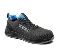 Sparco Horizon Tek Fresno Chaussures de sécurité Basses S3S SR FO ESD. Nouvelle réglementation 2024, Tissu Technique imperméable, léger et sans métal. EU 41