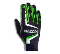 Sparco Hypergrip Gaming gant T.10 en cuir lisse tactile ergonomique noir/vert