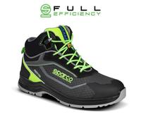 Sparco Chaussures de sécurité Indy-HE Ranger Mixte S3 ESD Noir/Vert fluo Taille 42