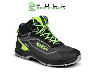 Sparco Indy Ranger ESD S3S Sr Chaussure Travail de Sécurité Noir/Vert Fluo