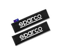 SPARCO Jeu de 2 Coussinets de Ceinture universels SPC Polyester Noir Universel