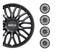 SPARCO Jeu Enjoliveurs de Roues 16 Pouces Gris