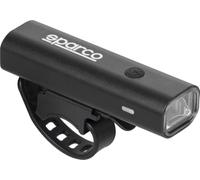Sparco Lampe Avant de vélo avec Couvercle métallique avec indicateur de Batterie Faible