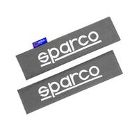 Sparco Lot de 2 protège-ceintures de sécurité Gris