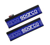 Sparco Lot de 2 protège-ceintures de sécurité pour ceinture de sécurité Bleu
