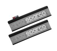 Sparco Lot de 2 protège-ceintures de sécurité pour ceinture de sécurité Gris