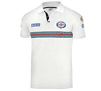 sparco Martini Racing Polo, Multicolore, 42/50 EU Mixte