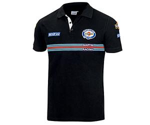 sparco Martini Racing Polo, Noir, Standard Unisexe Adultes, multicolore, 42/50 EU
