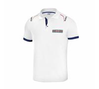 Sparco Polo Martini Racing unisexe pour adulte Blanc