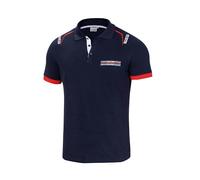 sparco Martini Racing Polo unisexe pour adulte Bleu marine