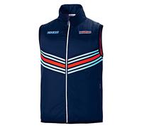 sparco Martini Veste, Bleu, L Unisexe Adulte, multicolore, L