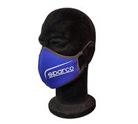 Sparco Masque de Protection pour Le Visage Lavable - Bleu - 1 pièce