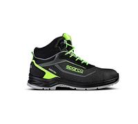 sparco Mixte Indy-HE Ranger Industrial Shoe, Nero-Verde Fluo, 42 EU