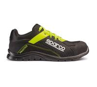 SPARCO Mixte S0751748nrgf Tg Zapatia Sparco pratique 48 Noir Jaune, Noir Jaune, EU