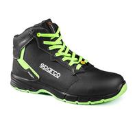 Sparco Mixte Targa Industrial Shoe, Noir Vert Fluo, 40 EU