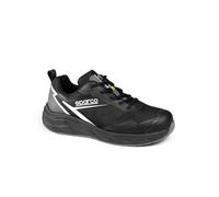 Sparco Mixte Teamwork Industrial Shoe, Noir/Gris Foncé, 42 EU