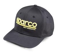 sparco Casquette Youth Next Generation Noire Baseball, Taille Unique Mixte