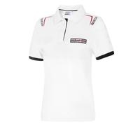 sparco Polo Martini-R pour Femme, Taille L, Blanc, Blanc, L
