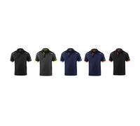 Sparco Polo Technologie Toledo Coton Et Polyester Avec Rayures Réfléchissantes: