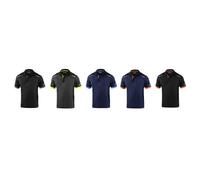 Sparco Polo Technologie Toledo Coton Et Polyester Avec Rayures Réfléchissantes: