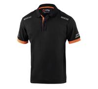 Sparco Polo Technologie Toledo Taille XL Coton Et Polyester Couleur Noir/Orange
