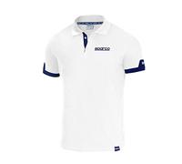 sparco Polo Veste, Blanc, Standard Unisexe Adulte